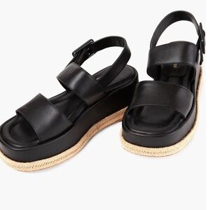 Paloma Barcelo Adeline Platform Sandal Black